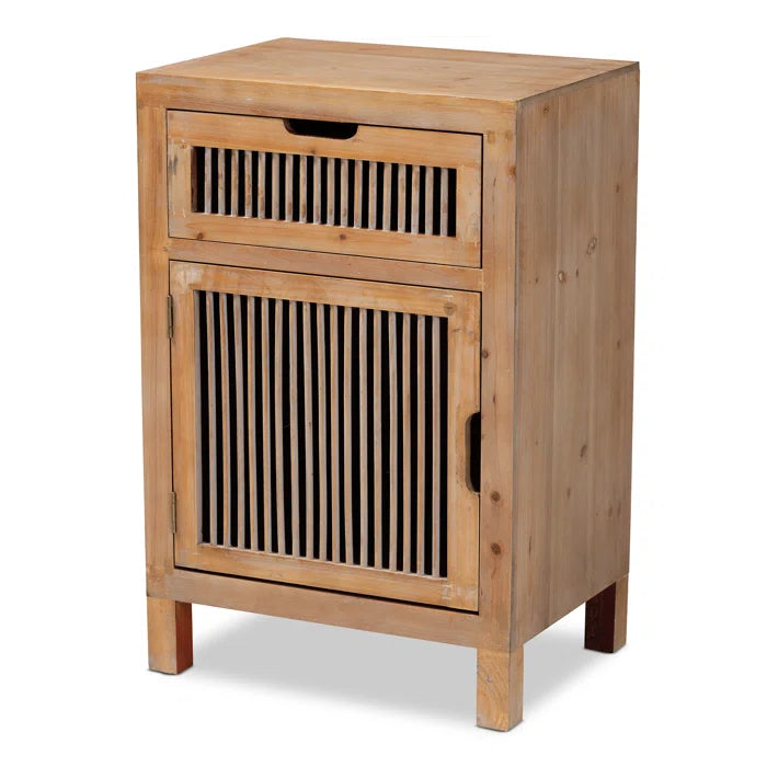 Kinsela 27.95'' Tall 1 - Drawer Nightstand in Brown