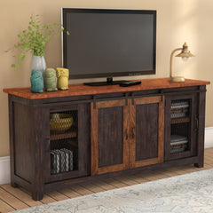 Kinsella TV Stand for TVs up to 70" Crafted From Solid Pine and MDF