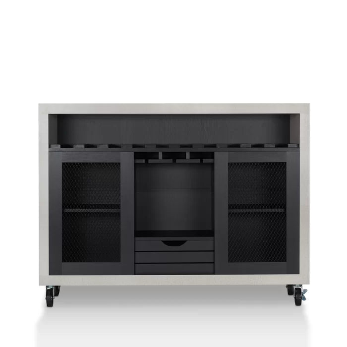 47.25'' Wide 1 Drawer Server 10-Bottle Wine Rack Perfect for Organize