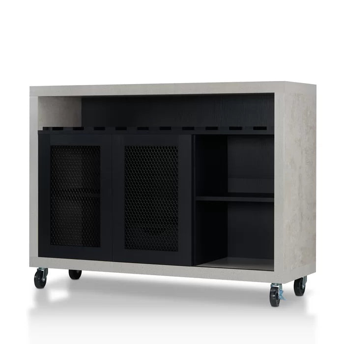 47.25'' Wide 1 Drawer Server 10-Bottle Wine Rack Perfect for Organize