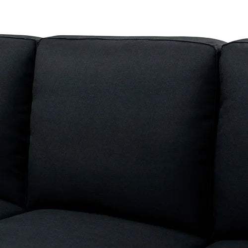Kissner 95.25" Wide Sofa & Chaise Tapered Wooden Feet