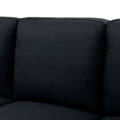 Kissner 95.25" Wide Sofa & Chaise Tapered Wooden Feet