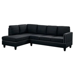 Kissner 95.25" Wide Sofa & Chaise Tapered Wooden Feet