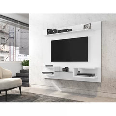 White Kitterman Floating Entertainment Center for TVs up to 50"