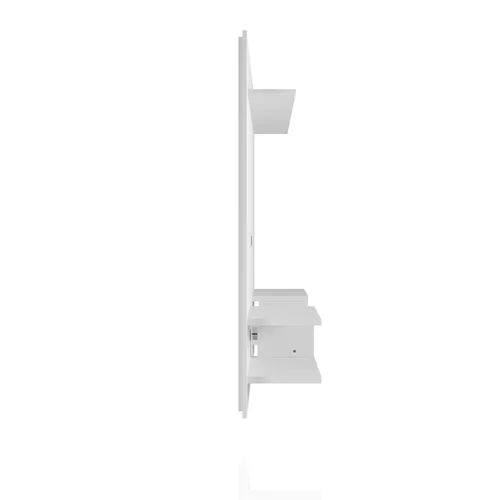 White Kitterman Floating Entertainment Center for TVs up to 50"