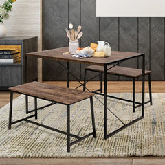 Kmya 4 - Person Dining Set Comfortable and Pleasant Indoor Design