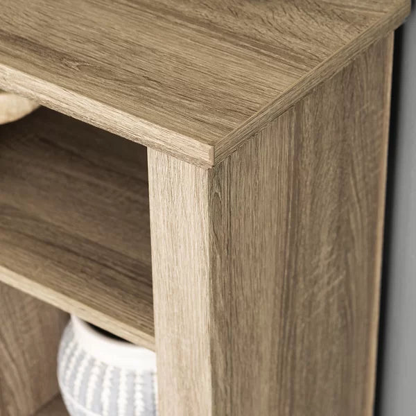 Driftwood Kneeland TV Stand for TVs up to 50" with Fireplace Included
