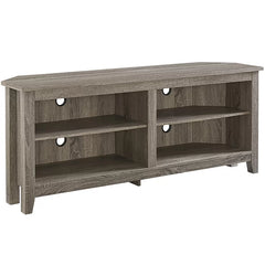 Driftwood Kneeland TV Stand for TVs up to 65" Adjustable Shelves with Cable Management