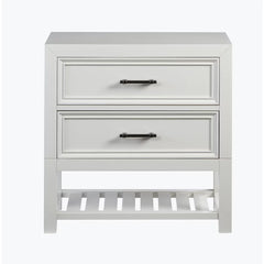 Knutsford 28'' Tall 2 - Drawer Nightstand in White Perfect Storage Space