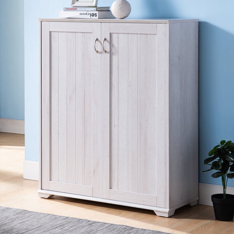 Oak shoe cupboard on sale