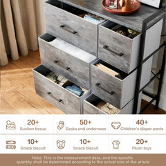 Koit 6 Drawer 11.3'' W Solid Wood Double Dresser Indoor Design
