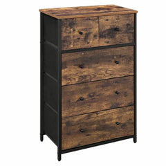 Koji 5 Drawer 11.8'' W Solid Wood Double Dresser Aesthetic Design