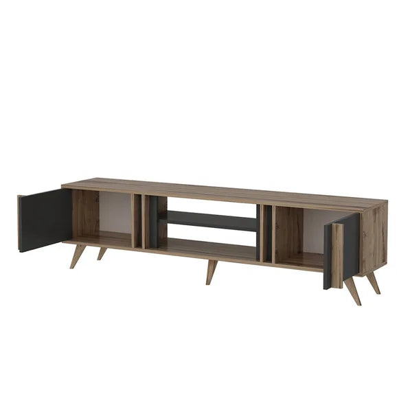 Solid Wood Koopman TV Stand for TVs up to 78" Modern and Contemporary Design