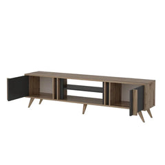 Solid Wood Koopman TV Stand for TVs up to 78" Modern and Contemporary Design
