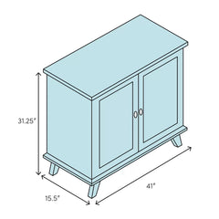 Kuehl 31.25'' Tall 2 - Door Accent Cabinet Adjustable Shelves Perfect Organize