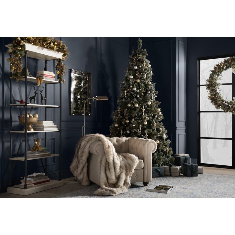 Black Kyler 84.25'' H x 33'' W Etagere Bookcase Understated Industrial Style