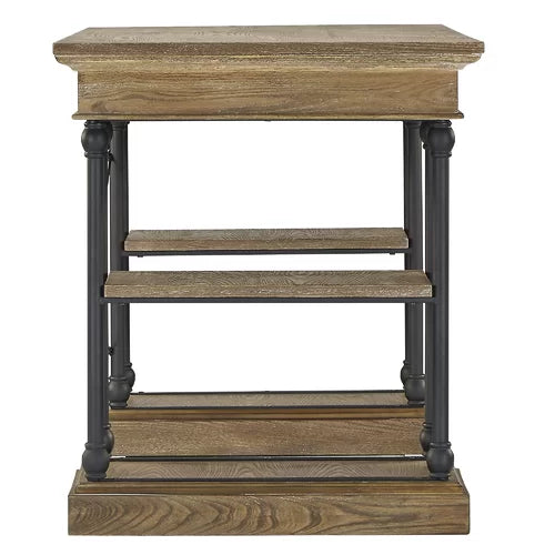 Brown Solid Wood Desk Anchor your Office in On-Trend Style Modern Farmhouse