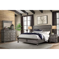 Lacroix 9 Drawer 58'' W Solid Wood Double Dresser with Mirror Clean Lined Silhouette
