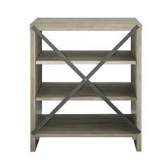White Laguna 27'' H x 24'' W Solid Wood Standard Bookcase