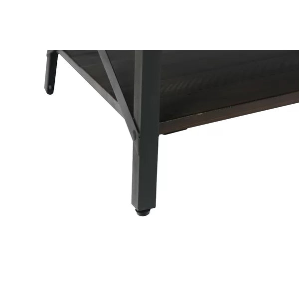 Espresso Laguna Solid Wood 4 Legs Coffee Table with Storage