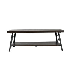 Espresso Laguna Solid Wood 4 Legs Coffee Table with Storage