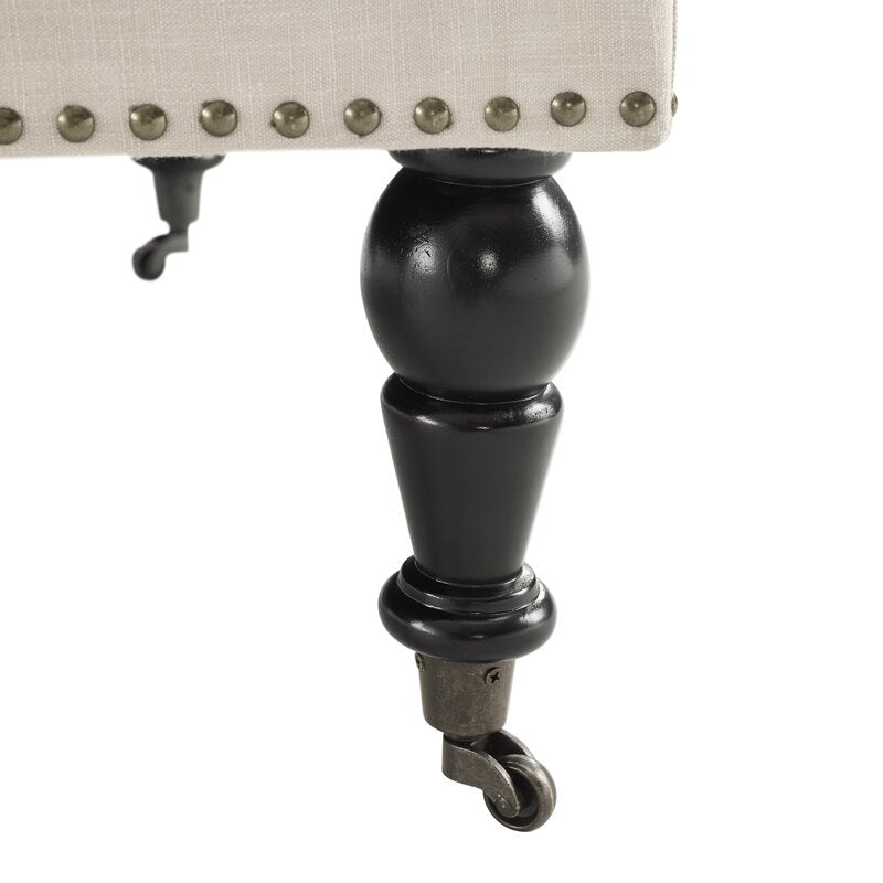 34.63'' Wide Tufted Square Cocktail Ottoman Living Room Ensemble