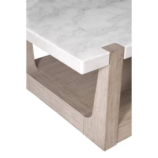 Landover Sled Coffee Table with Storage Brings a Touch of Sophistication to your Living Space