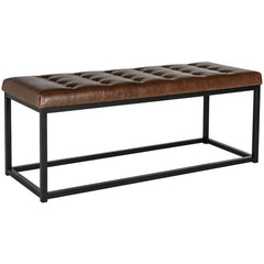 Faux Leather Bench in your Entryway, Living Room, Or By the Foot of your Bed, this Versatile Bench Lends A Seat in Any Space