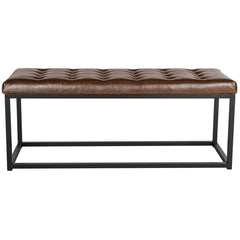 Faux Leather Bench in your Entryway, Living Room, Or By the Foot of your Bed, this Versatile Bench Lends A Seat in Any Space