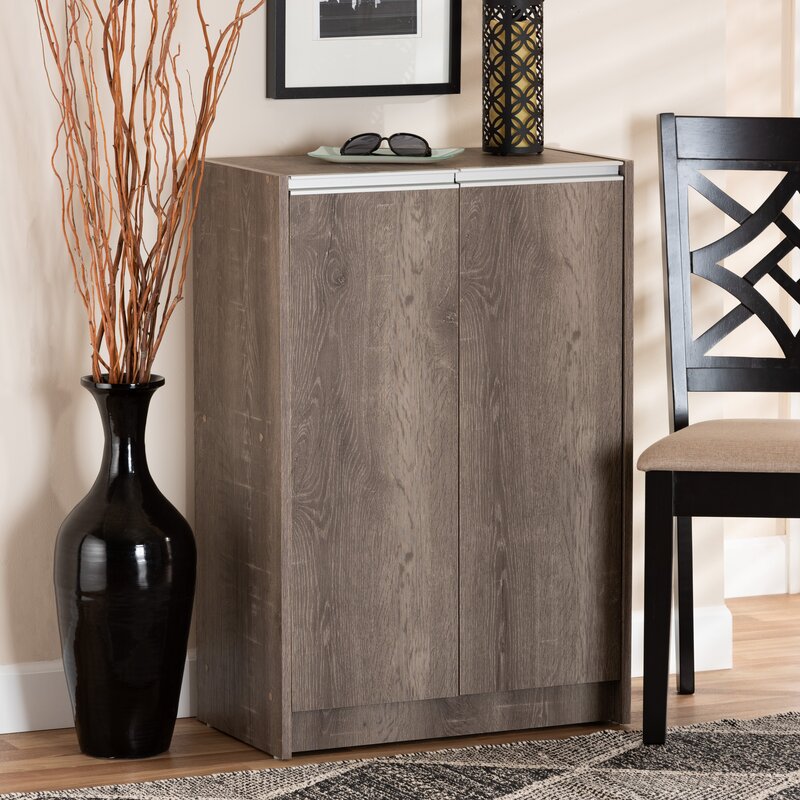 12 Pair Shoe Storage Cabinet Organize the Entryway of your Home with the Sleek