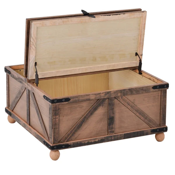 Lanissa Lift Top Solid Wood Coffee Table with Storage Double up on Form and Function