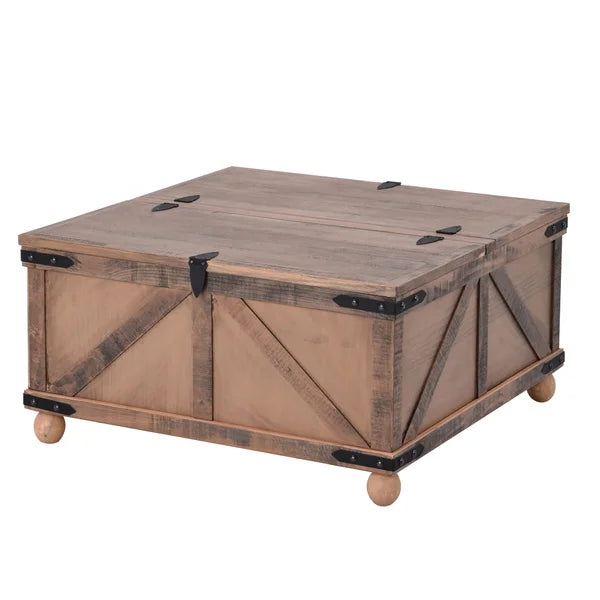 Lanissa Lift Top Solid Wood Coffee Table with Storage Double up on Form and Function