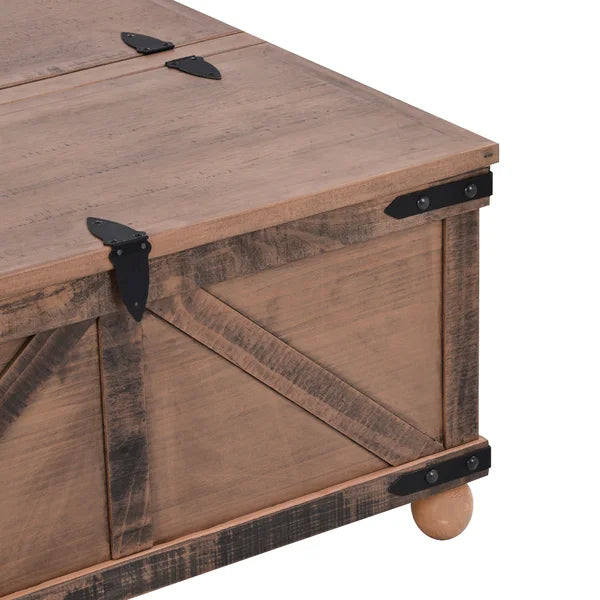 Lanissa Lift Top Solid Wood Coffee Table with Storage Double up on Form and Function