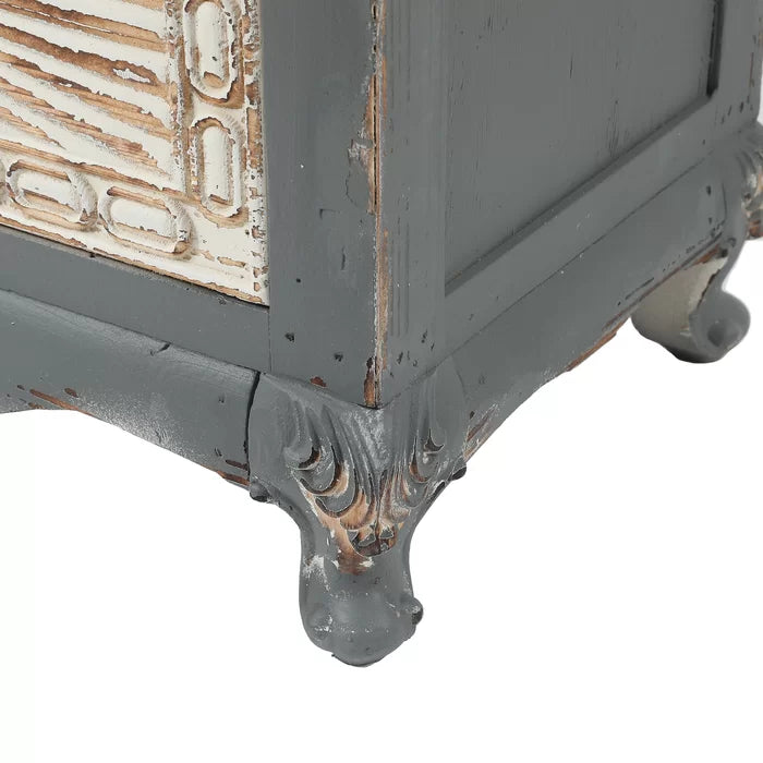 Lanston 32.1'' Tall Solid Wood 3 - Drawer Accent Chest Add Rustic Charm and a Vintage Style