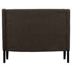 Charcoal Lapwai Upholstered Bench Crafted from a Hardwood Solid Frame