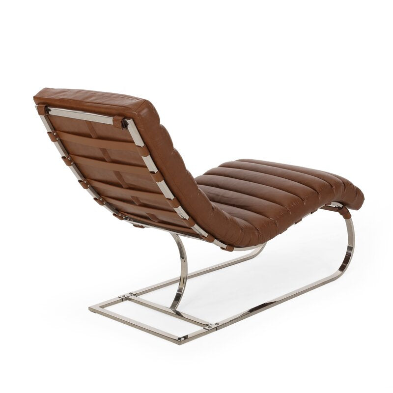 Channel Stitch Chaise Lounge Bring A Dash of Comfort and Relaxation to your Home S-Shape Seat