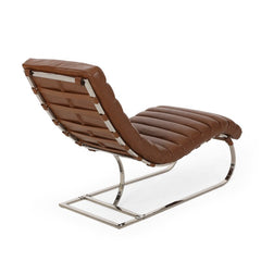 Channel Stitch Chaise Lounge Bring A Dash of Comfort and Relaxation to your Home S-Shape Seat