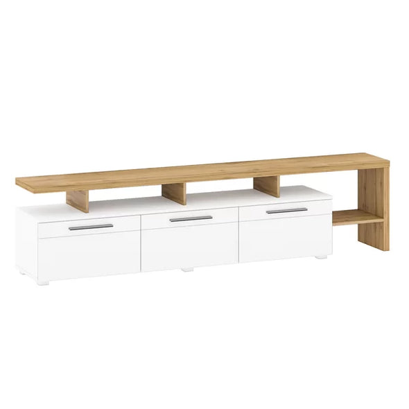 Larzelere Solid Wood TV Stand for TVs up to 88" Perfect for Living Room with Cable Management