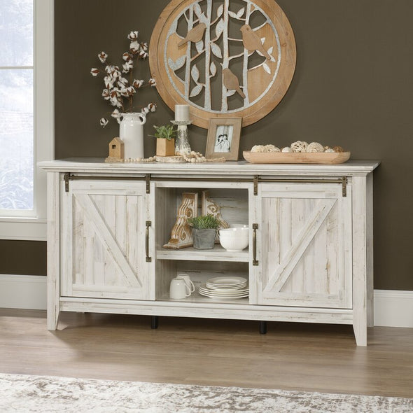 TV Stand for TVs up to 70" Perfect For Living Room Flexible Storage Options