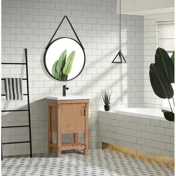 Lauren 20" Single Bathroom Vanity Set Features One Soft Close Door