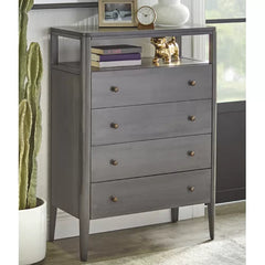 Lauria 4 Drawer 31.5'' W Chest Engineered Wood in a French Country