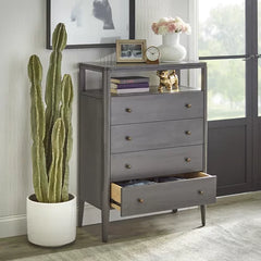 Lauria 4 Drawer 31.5'' W Chest Engineered Wood in a French Country