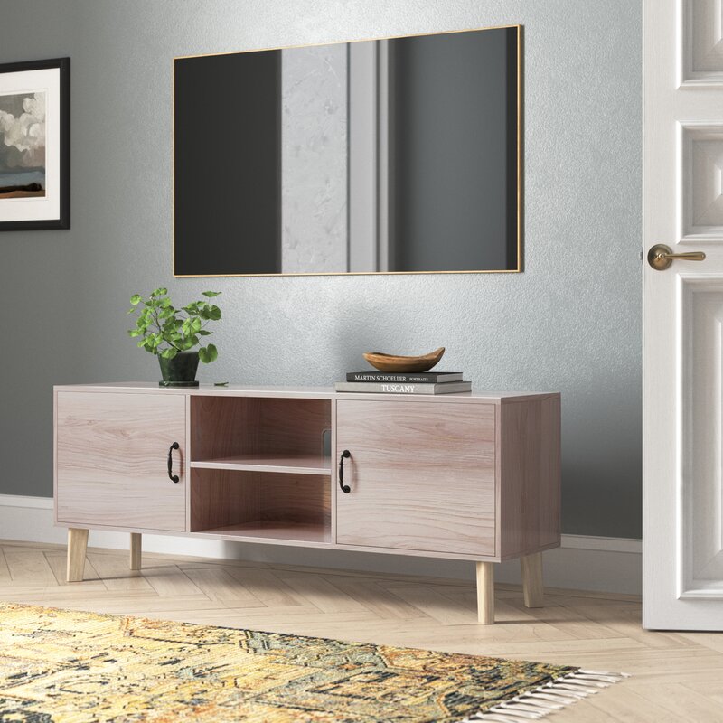 TV Stand for TVs up to 65" Durable High Grade MDF and Laminate