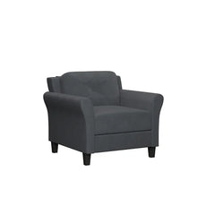 Charcoal Perlas 26.75'' Wide Tufted Solid Hardwood and Plywood Frame