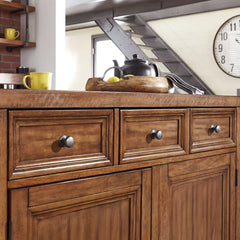 Solid Wood Lebron 48'' Wide Kitchen Island Set Perfect for Dining Room