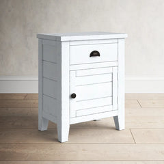 Leija 25'' Tall 1 - Drawer Solid Wood Nightstand Perfect for your Bedside