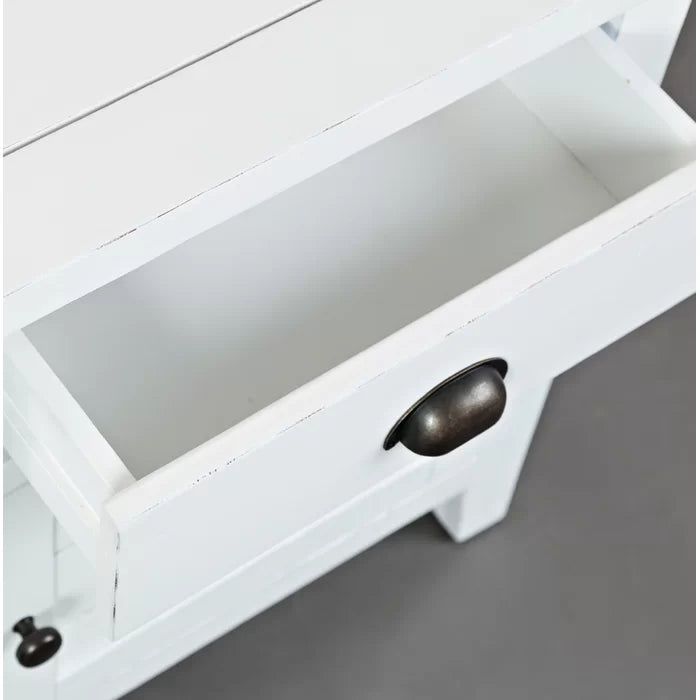 Leija 25'' Tall 1 - Drawer Solid Wood Nightstand Perfect for your Bedside