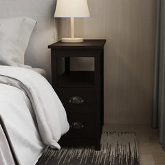Leise 2 Drawer Nightstand Perfect for Bedside