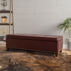 Upholstered Flip Top Storage Bench Extra Seating Or As Additional Storage Space For Any Room