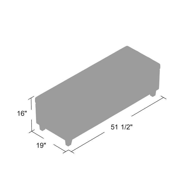 Upholstered Flip Top Storage Bench Extra Seating Or As Additional Storage Space For Any Room